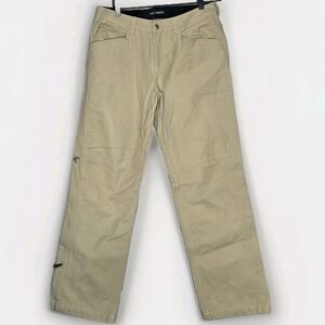 Arcteryx Cronin Beige Activewear Cargo Canvas Pants Size 10